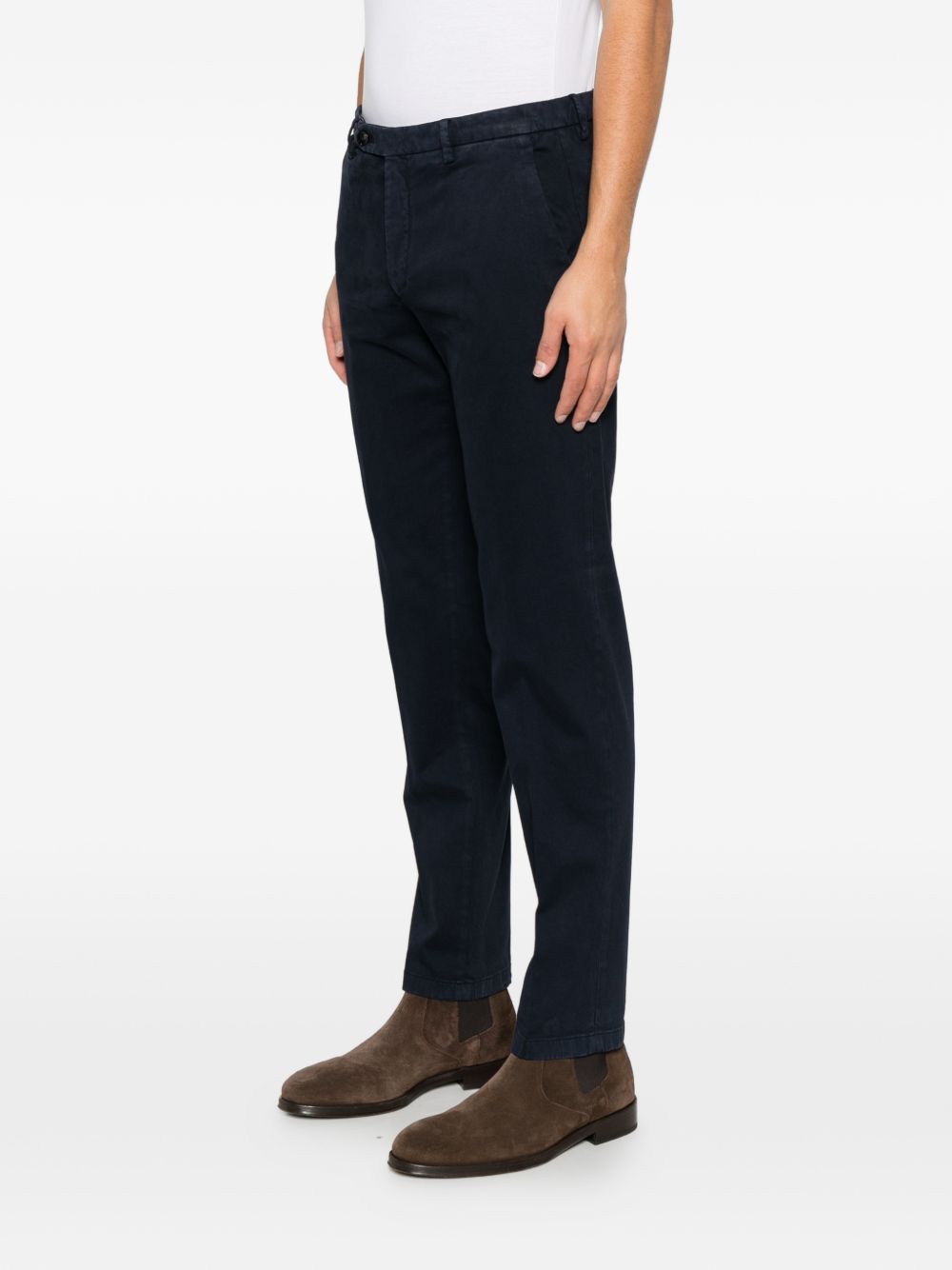 Pantaloni Naviglio in Rasatello di Cotone Stretch NAVIGLIO400009 00011 BLUE BRIGLIA 1949 