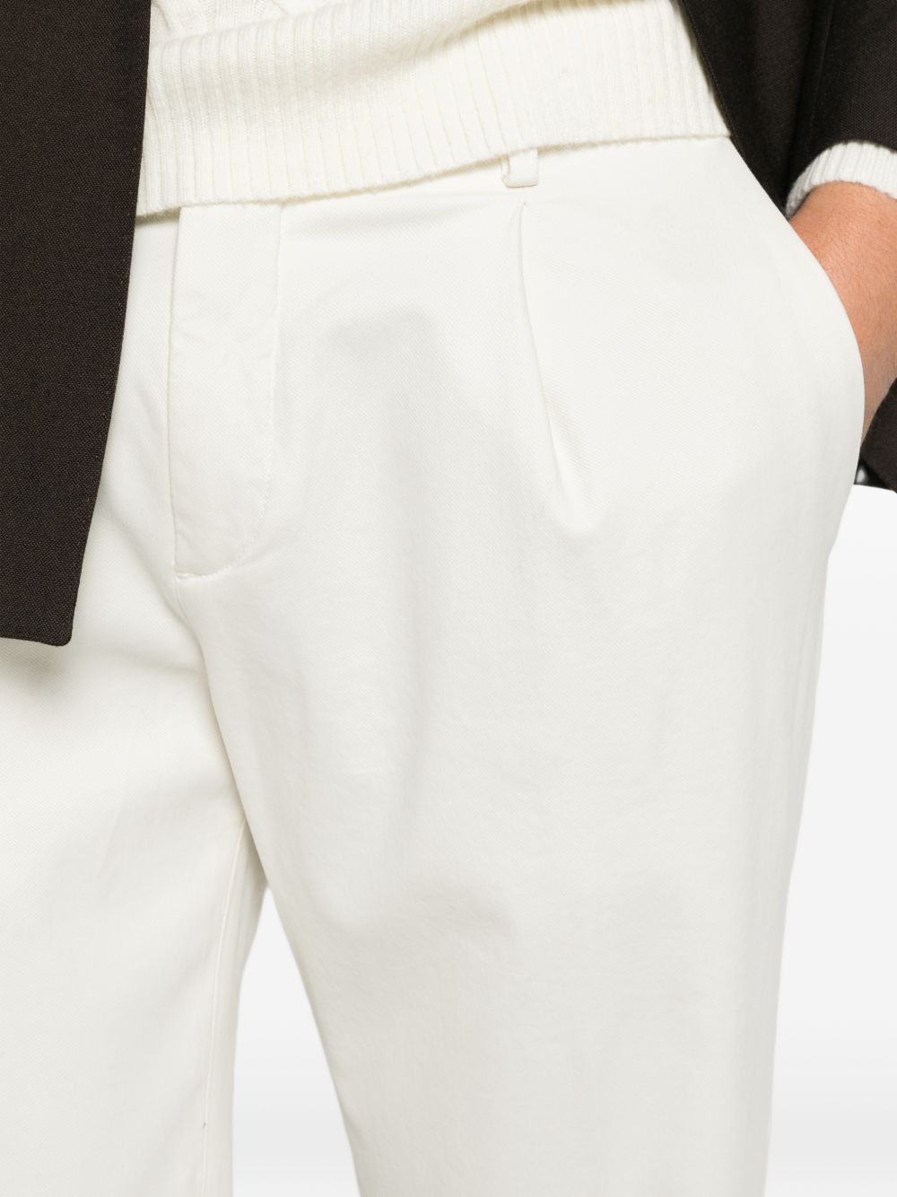 Pantaloni Tiberio in Cotone e Modal TIBERIO400053 00130 BEIGE BRIGLIA 1949 