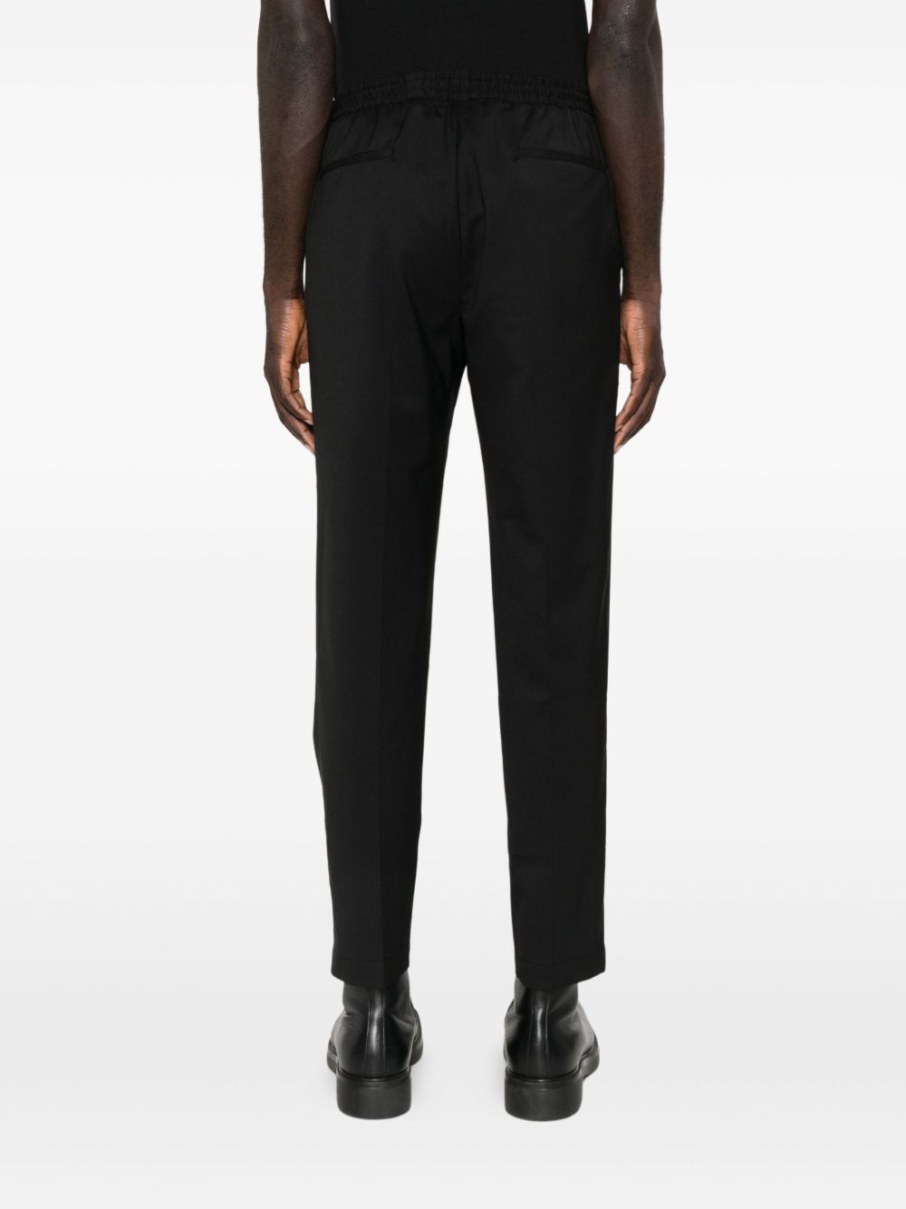 Pantaloni Wimbledon in Misto Lana Stretch WIMBLEDONS400100 00010 NERO BRIGLIA 1949 