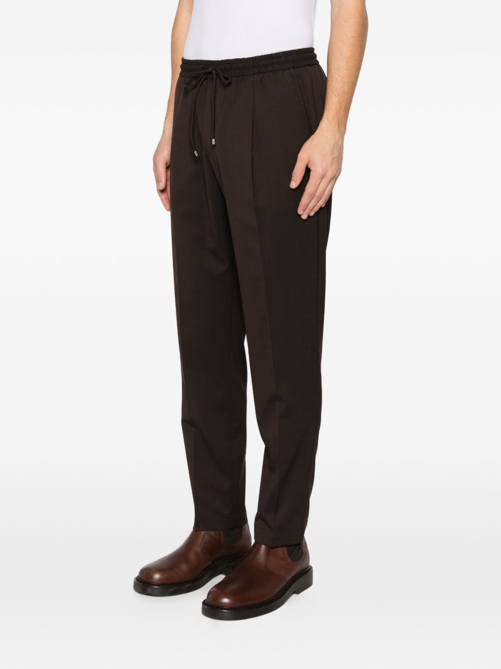 Pantaloni Wimbledon in Misto Lana Stretch WIMBLEDONS400100 00146 MARRONE BRIGLIA 1949 