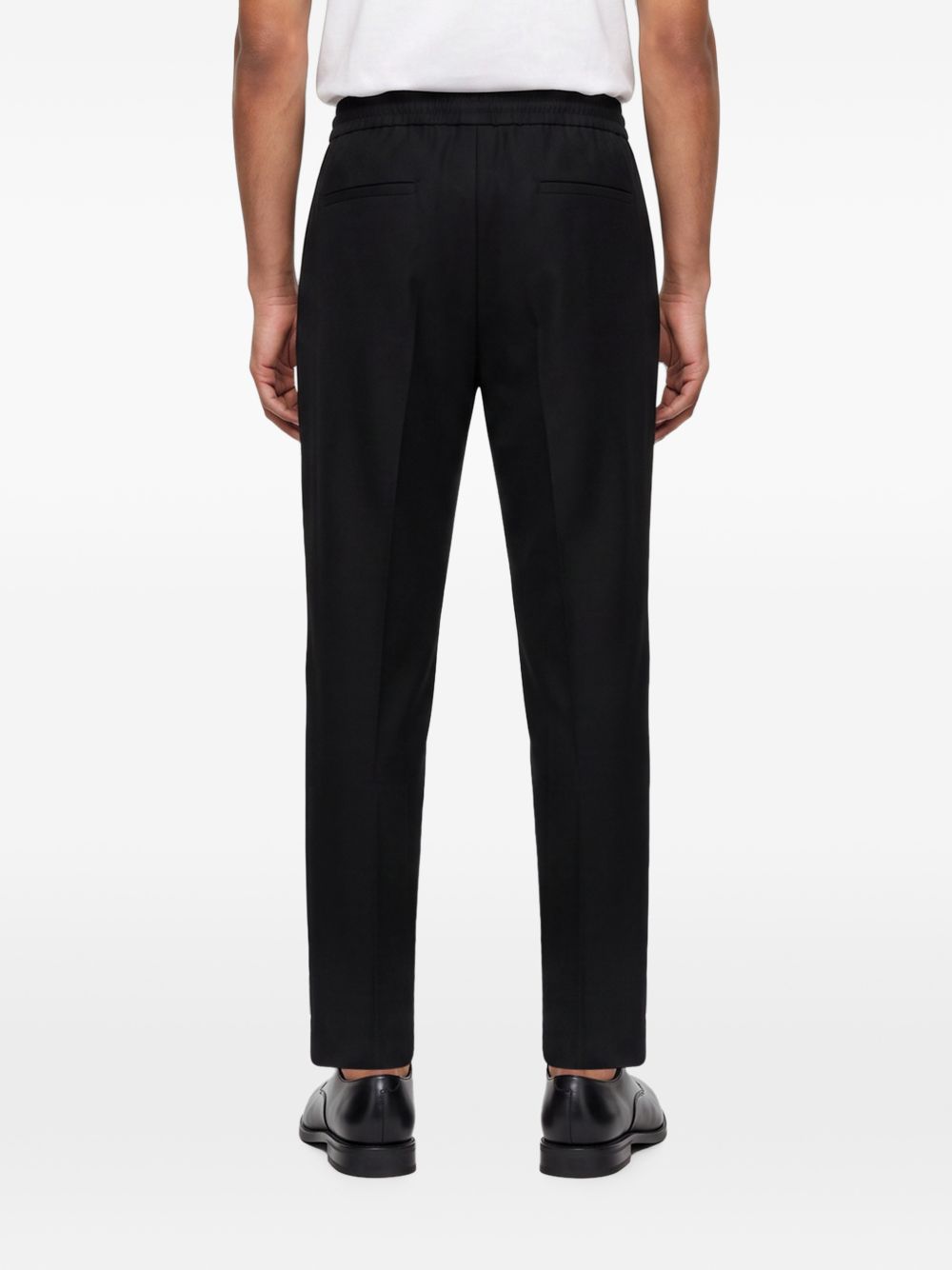 Pantaloni Wimbledon in Lana Stretch WIMBLEDONS400120 00010 NERO BRIGLIA 1949 
