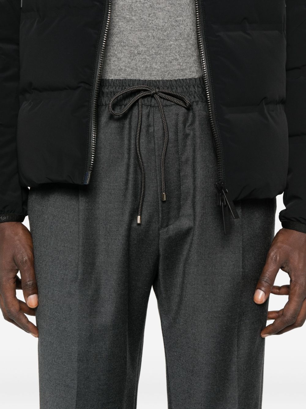 Pantaloni Wimbledon in Lana Stretch WIMBLEDONS400120 00080 GRIGIO ACCIAIO BRIGLIA 1949 