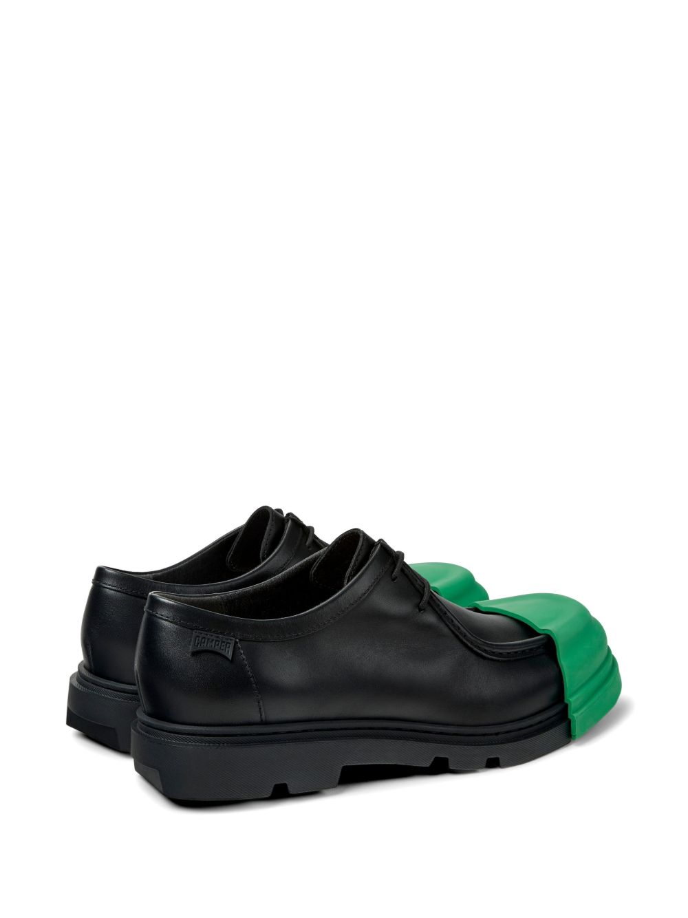 Scarpe Junction in Pelle K100872 033 BLACK GREEN CAMPER 