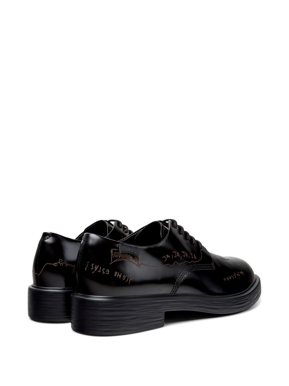Scarpe Twins in Pelle K100979 020 NERO CAMPER 