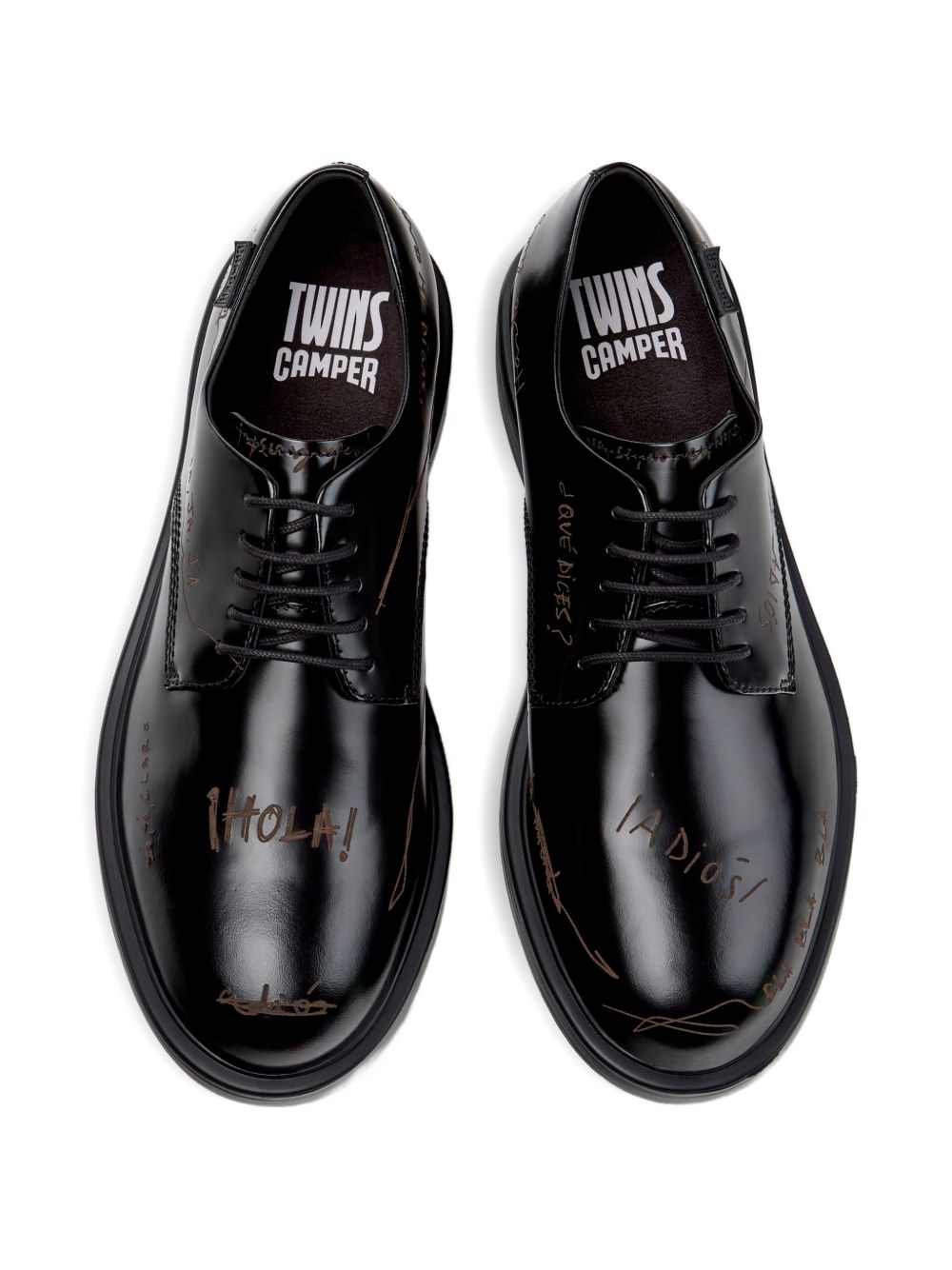 Scarpe Twins in Pelle K100979 020 NERO CAMPER 