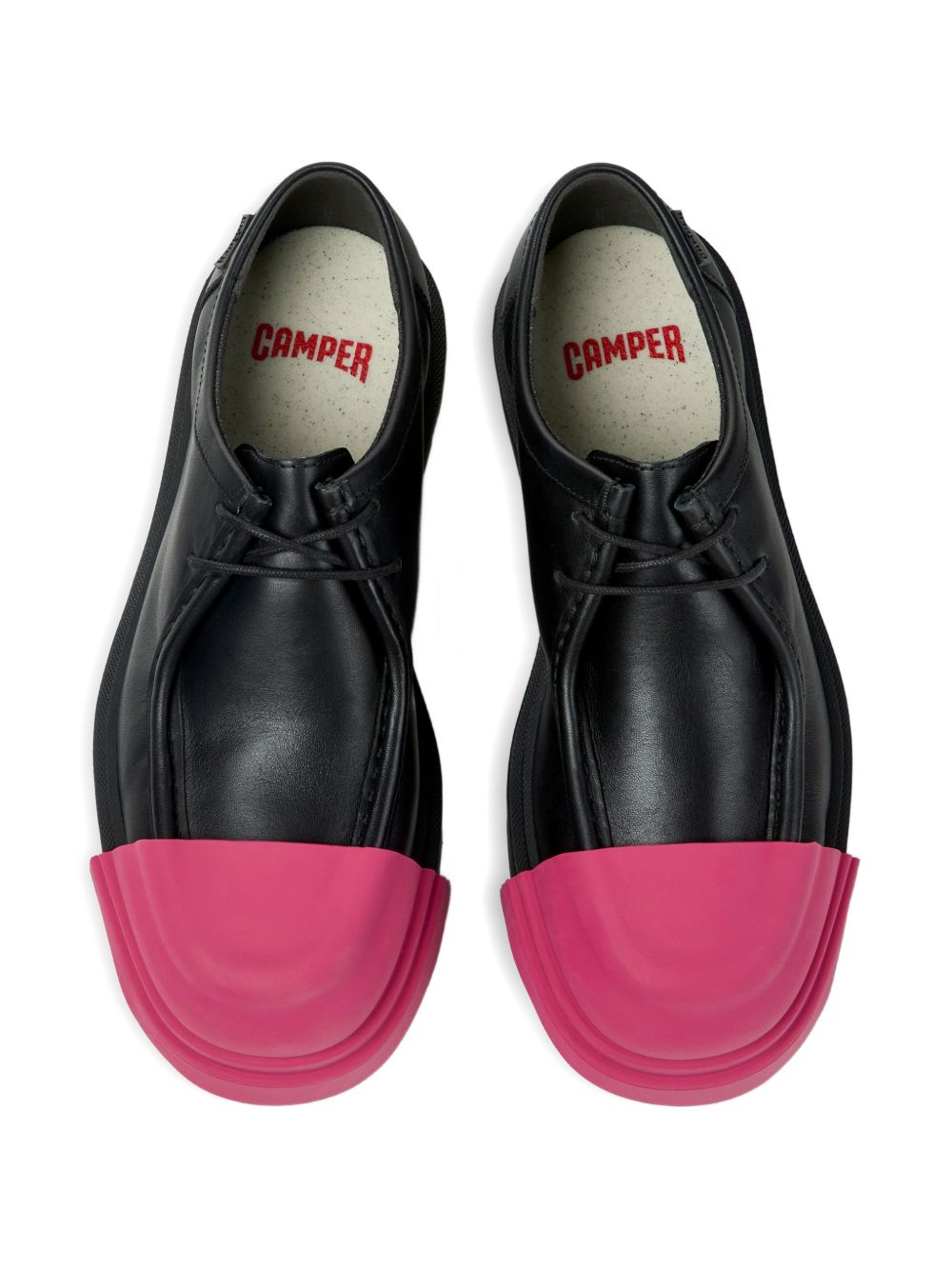 Mocassini Junction in Pelle K201469 032 BLACK PINK CAMPER 