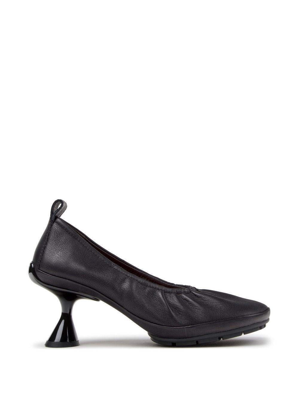 Ballerine Right Left in Pelle K201976 001 BLACK CAMPER 