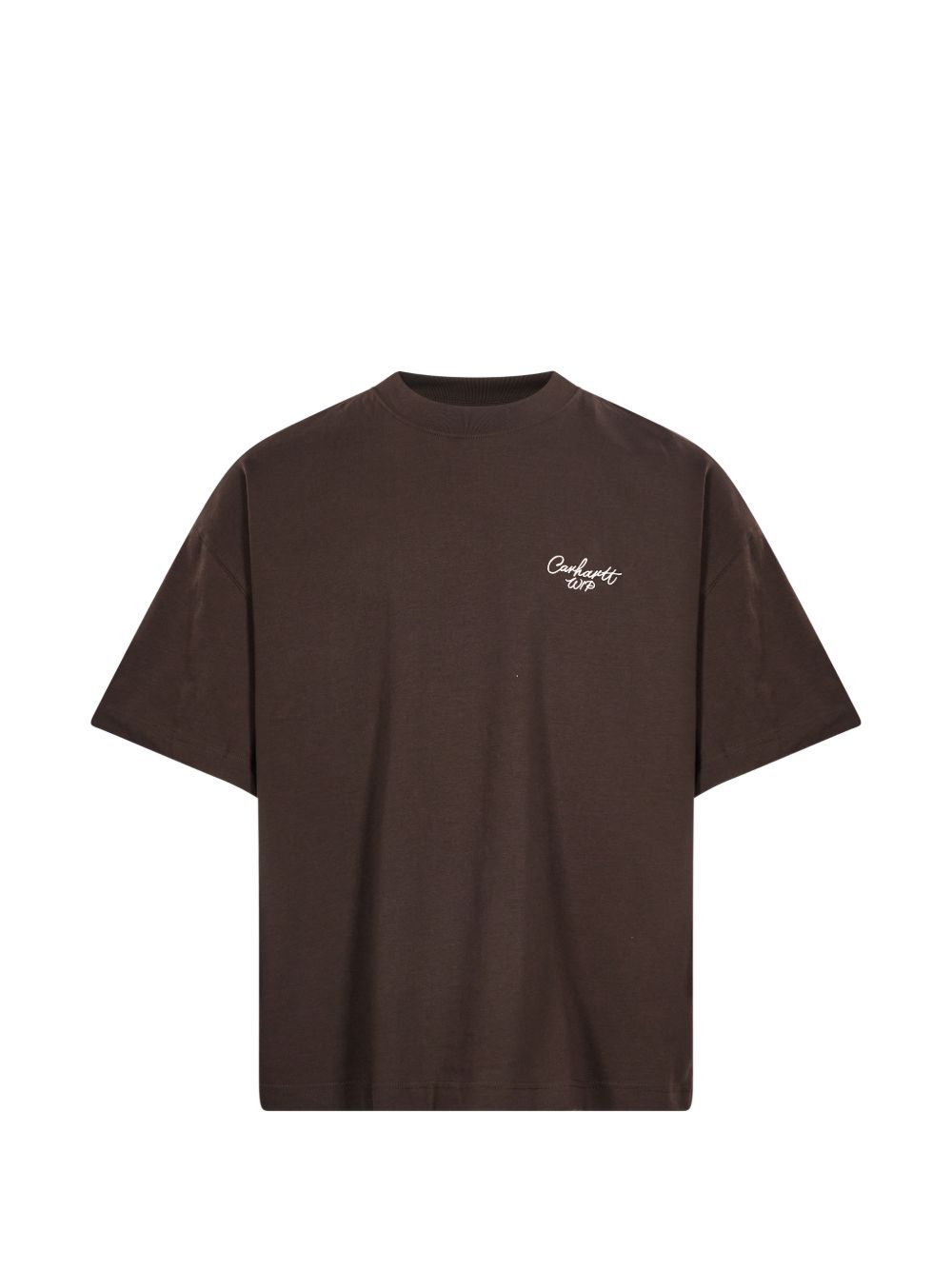 Signature T-Shirt In Cotone I033828 3XBXX TOBACCO CARHARTT WIP 