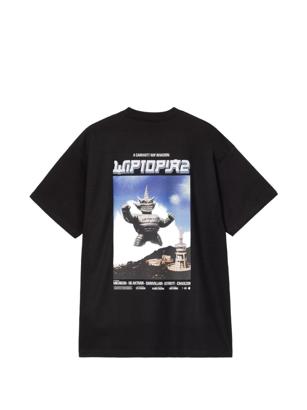 S/S Wiptopia II T-Shirt I037217 89XX BLACK CARHARTT WIP 