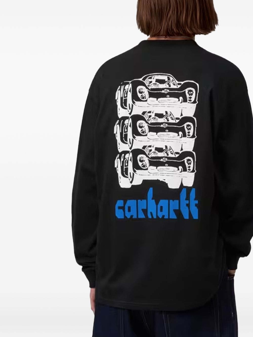 T-Shirt Framework Manica Lunga I037235 89XX BLACK CARHARTT WIP 