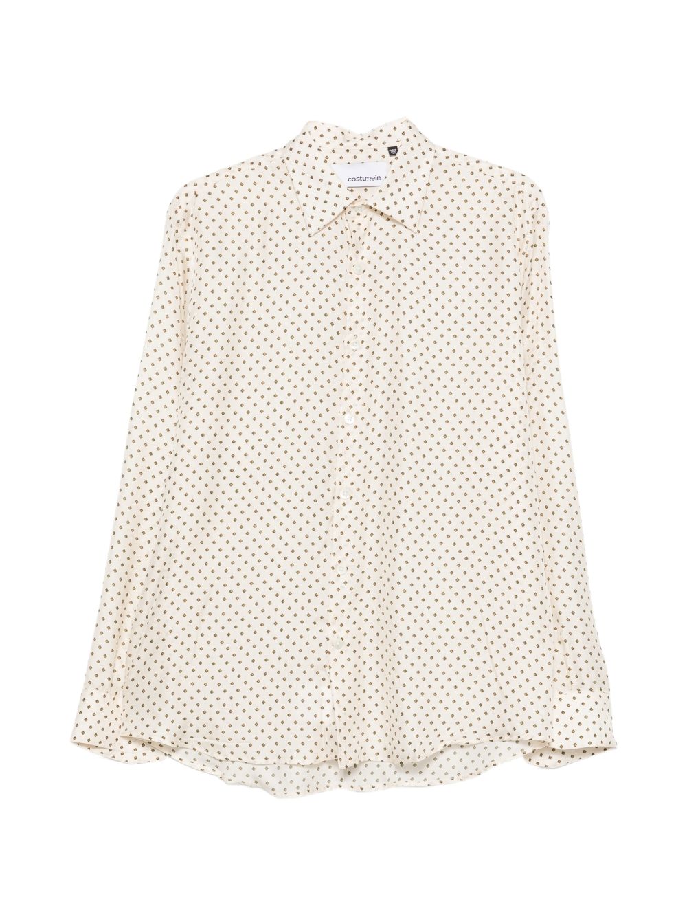 Camicia Jil Dubuffet Aloe 26F23 D101 MICROFANTASIA GEOMETRICA COSTUMEIN 