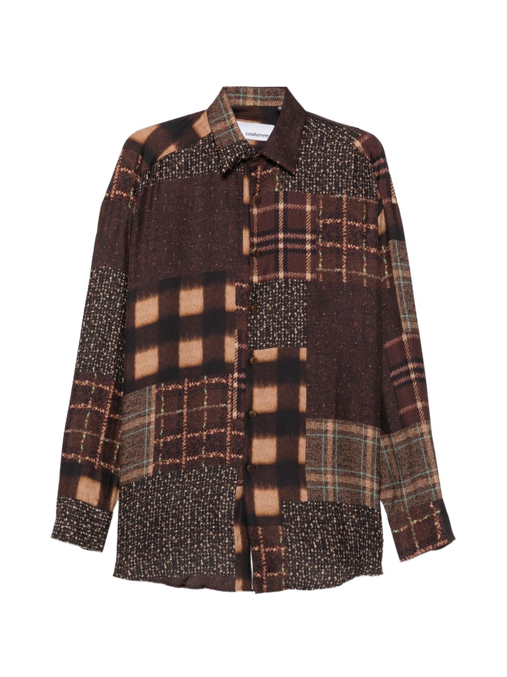 Camicia Valentino Hirst Aloe 26F26 H101 PATCHWORK COSTUMEIN 