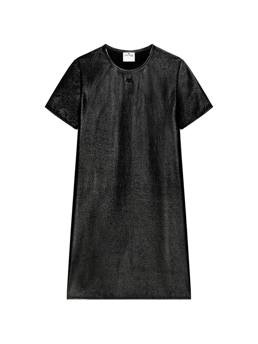 Mini Abito in Vinile 326CRO926VY0016 9999 BLACK COURREGES 