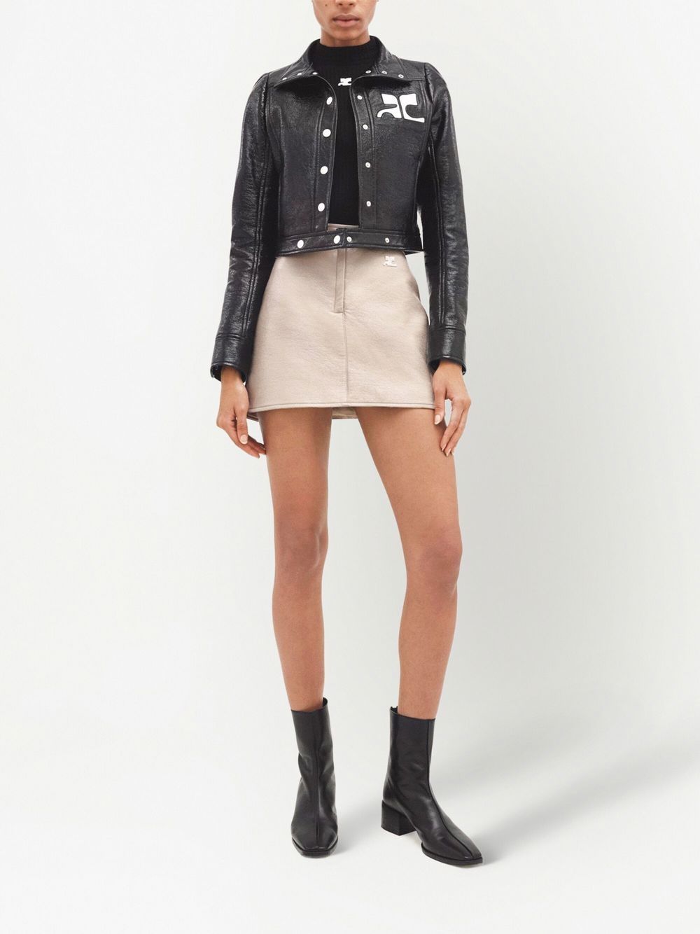 Giacca Réédition in Vinile PERCBL005VY0014 9999 BLACK COURREGES 
