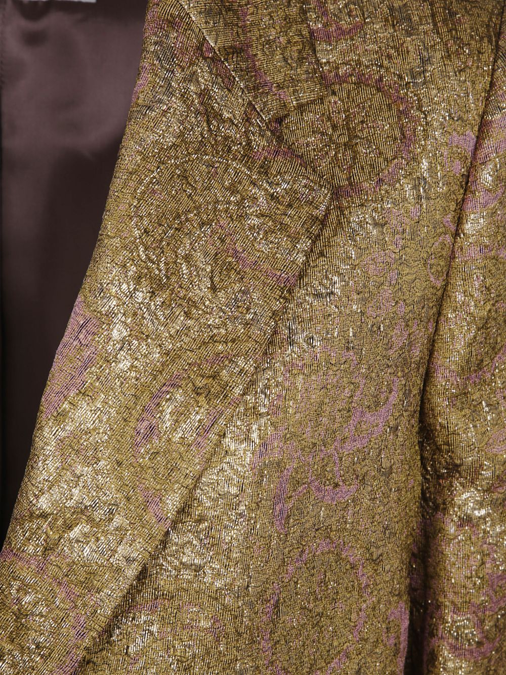 Cappotto In Lurex Jacquard 2620102014346 954 GOLD DRIES VAN NOTEN 