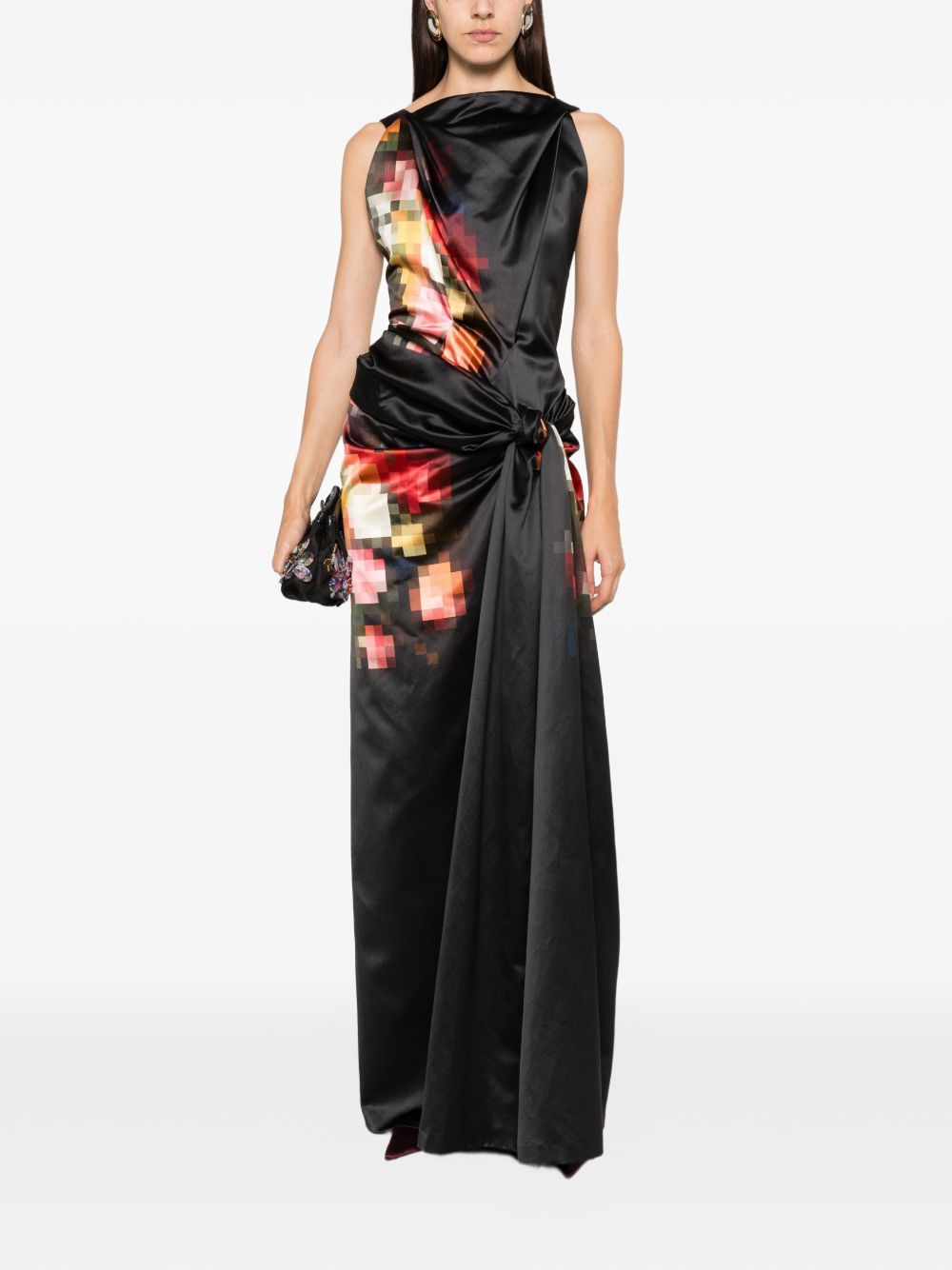 Abito In Duchess 2620110094363 975 DESSIN A DRIES VAN NOTEN 