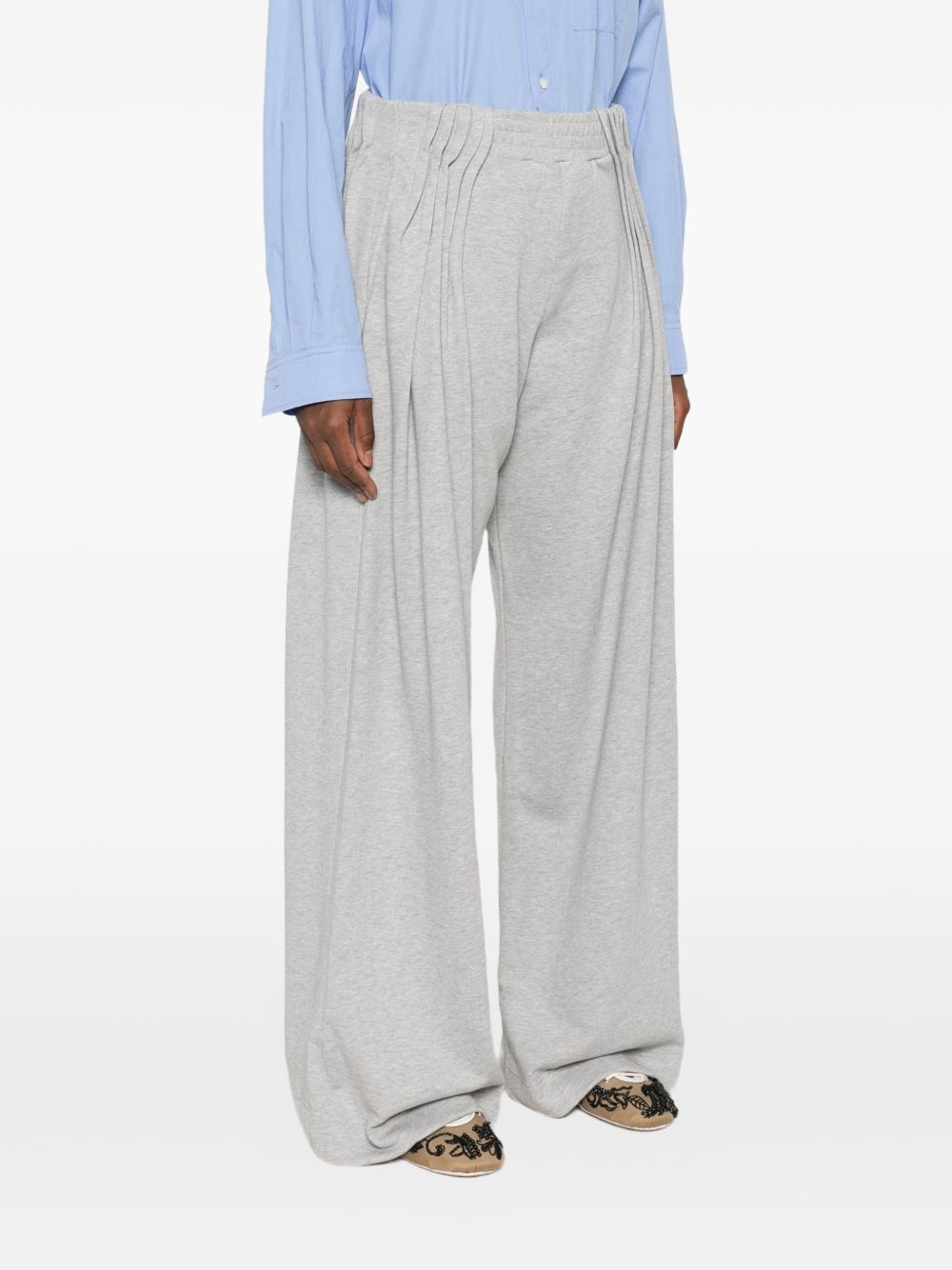 Pantaloni In Jersey 2620111384612 813 GREY MELANGE DRIES VAN NOTEN 