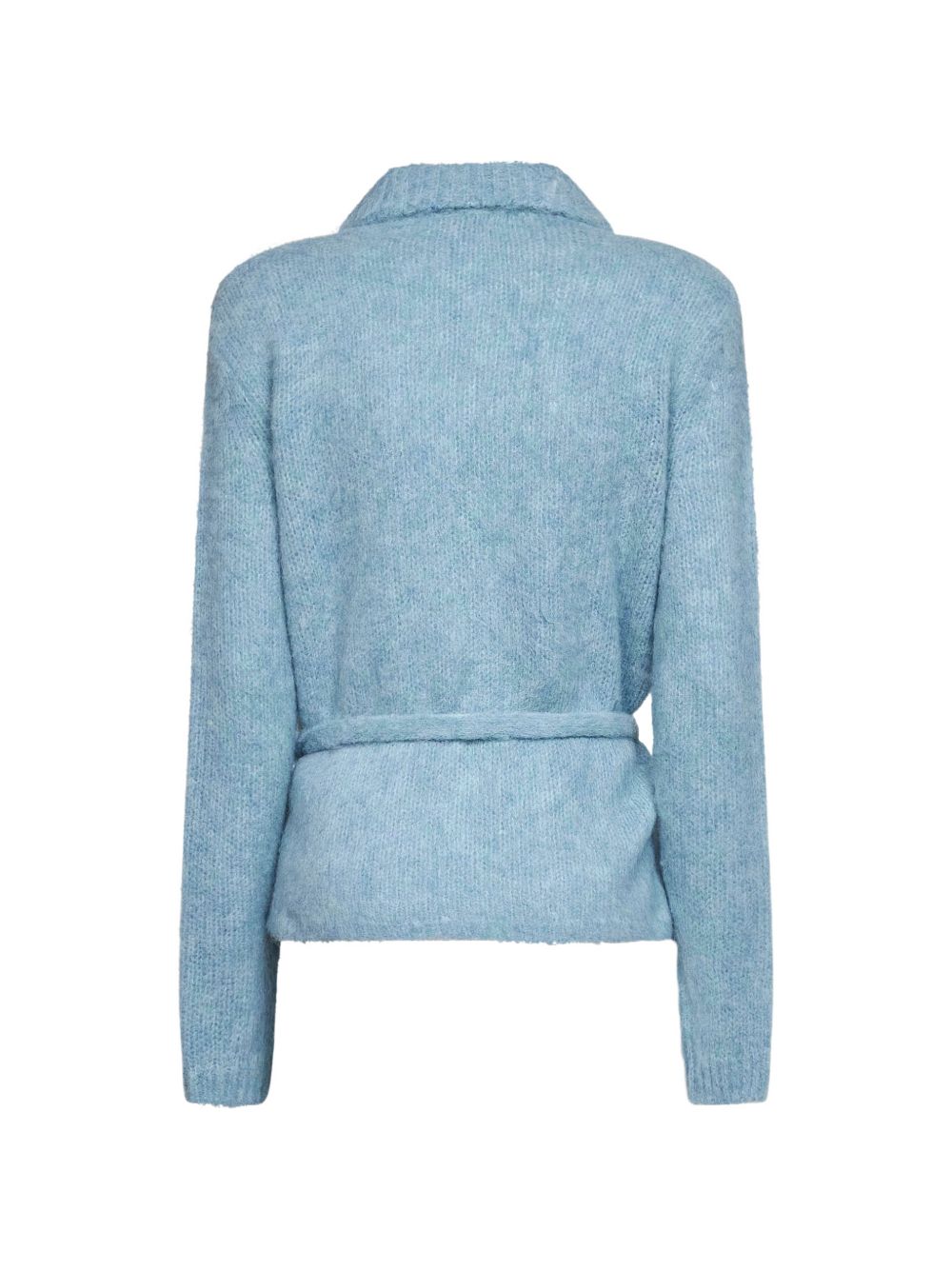 Cardigan In Alpaca Con Bottoni 2620112084709 514 LIGHT BLUE DRIES VAN NOTEN 