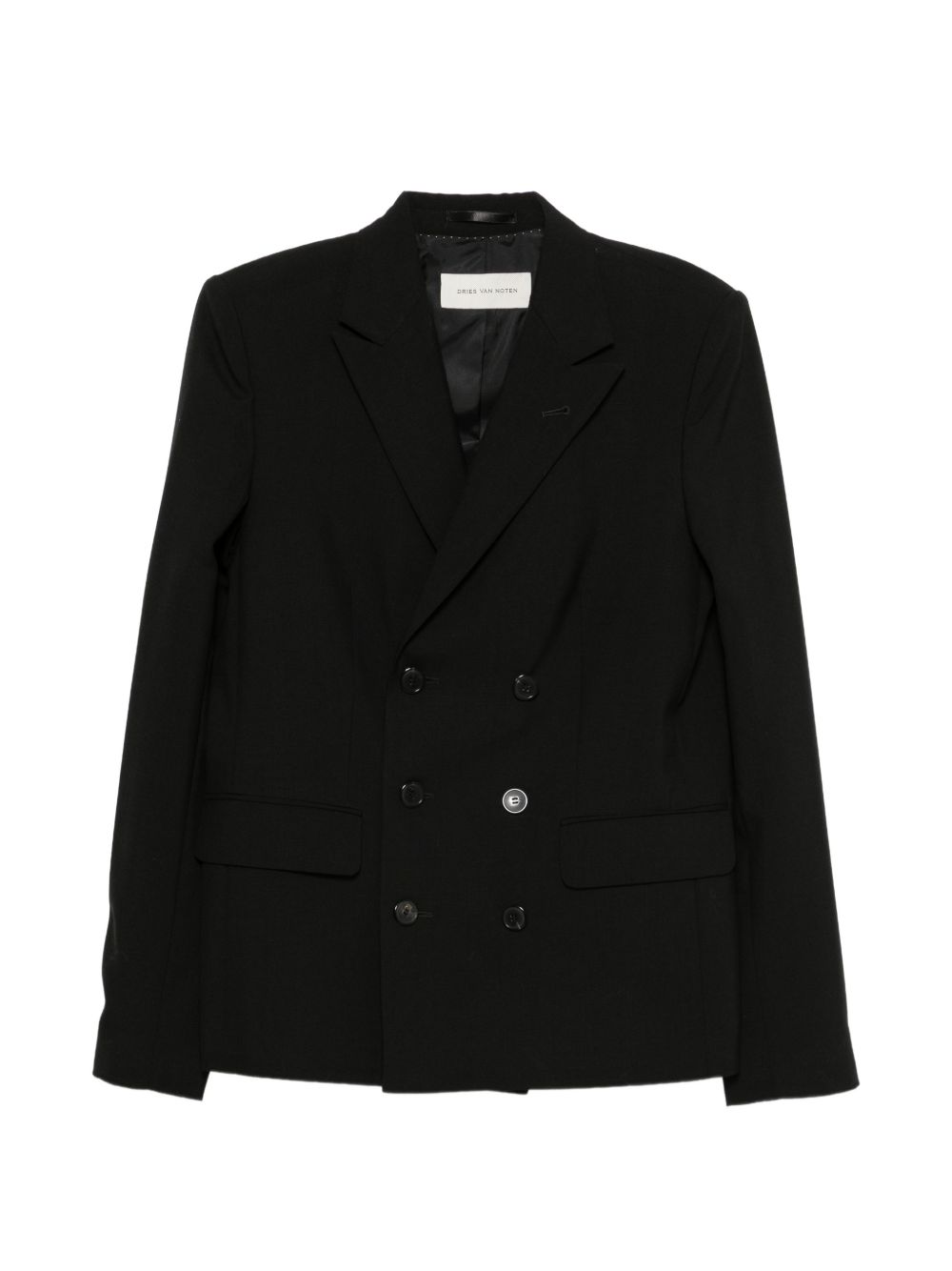 Blazer In Lana Vergine 2620204054055 900 BLACK DRIES VAN NOTEN 