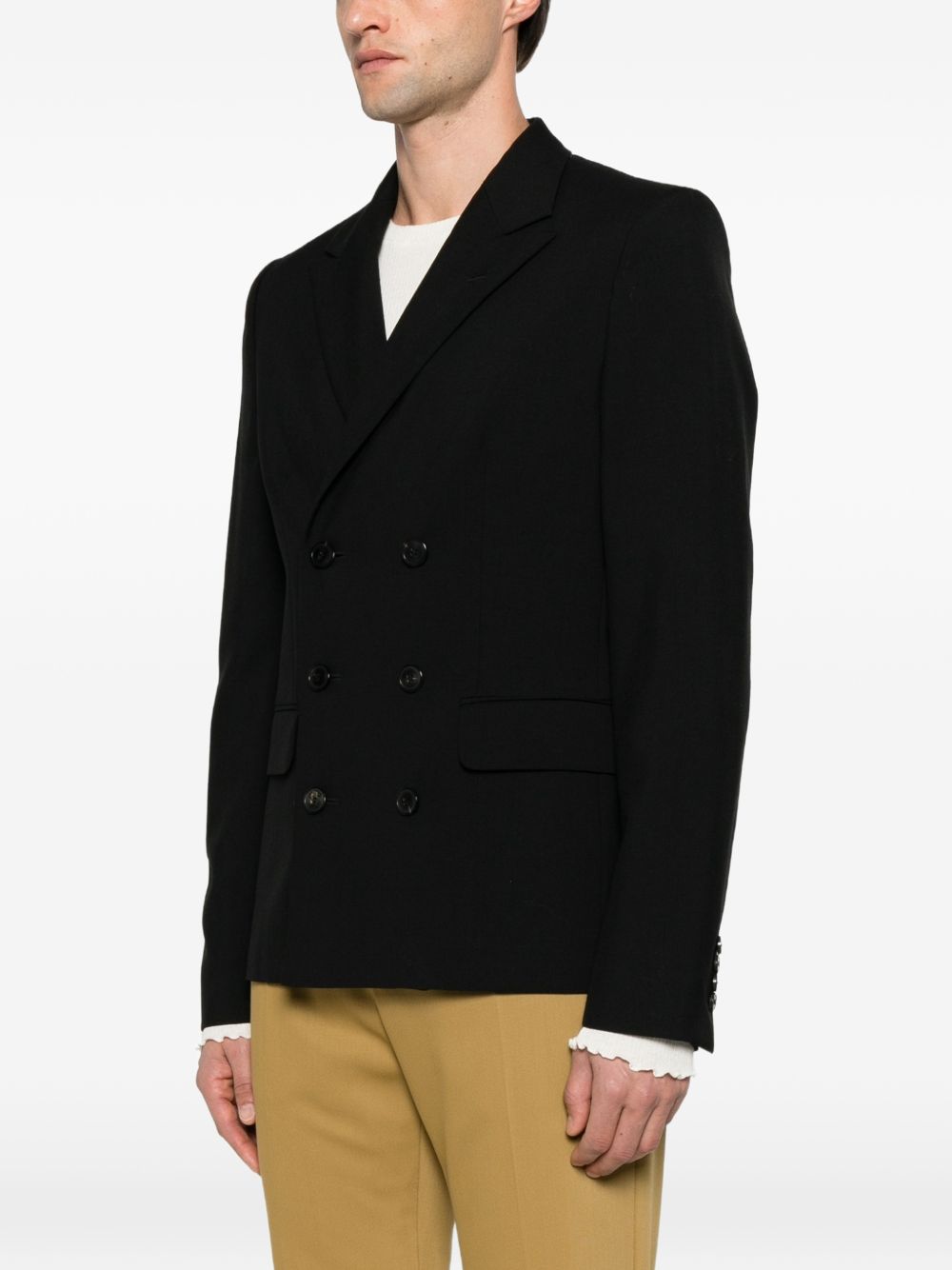 Blazer In Lana Vergine 2620204054055 900 BLACK DRIES VAN NOTEN 
