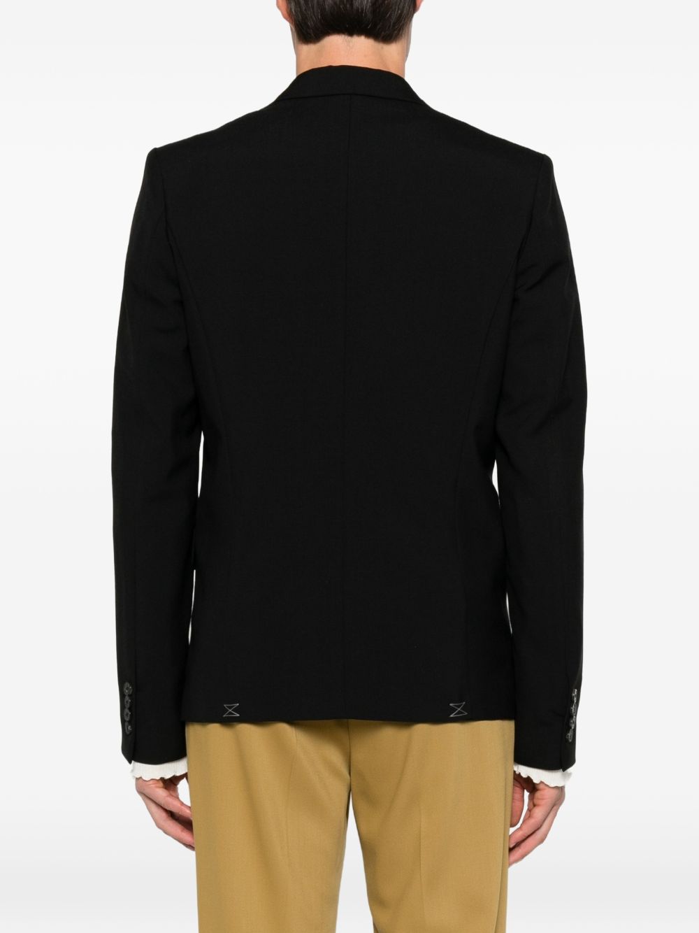 Blazer In Lana Vergine 2620204054055 900 BLACK DRIES VAN NOTEN 