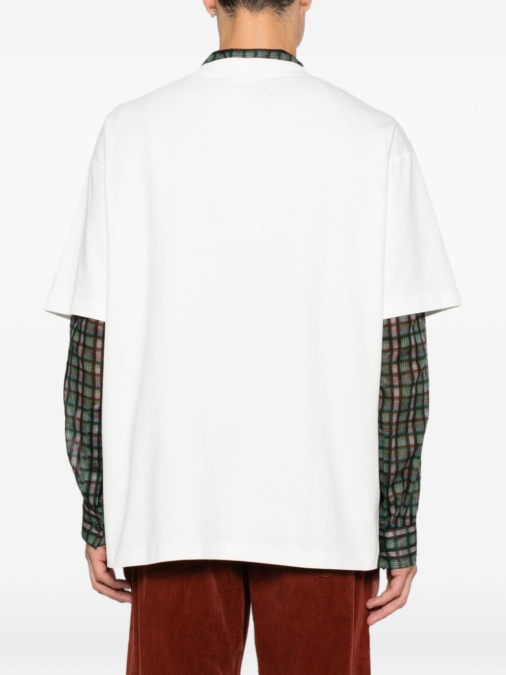 T-Shirt Rings MTS341CO002 OFF WHITE DROLE DE MONSIEUR 