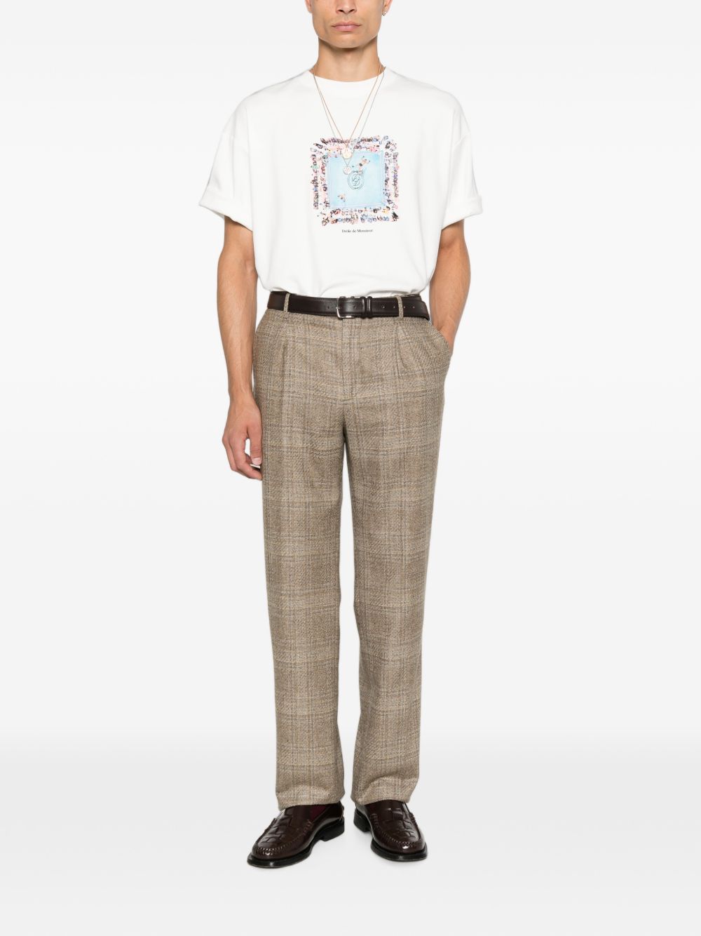 T-Shirt Boxers Ring MTS343CO002 OFF WHITE DROLE DE MONSIEUR 