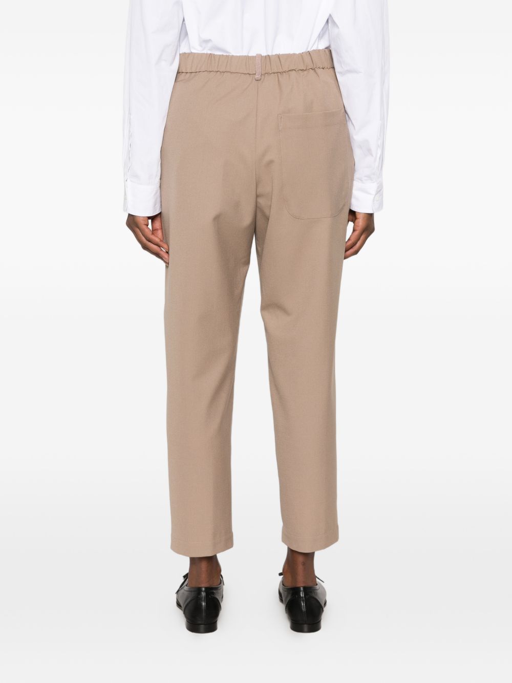 Pantaloni Fluid Wool PAD216F304M521 0165 MOKA MERINGA FABIANA FILIPPI 