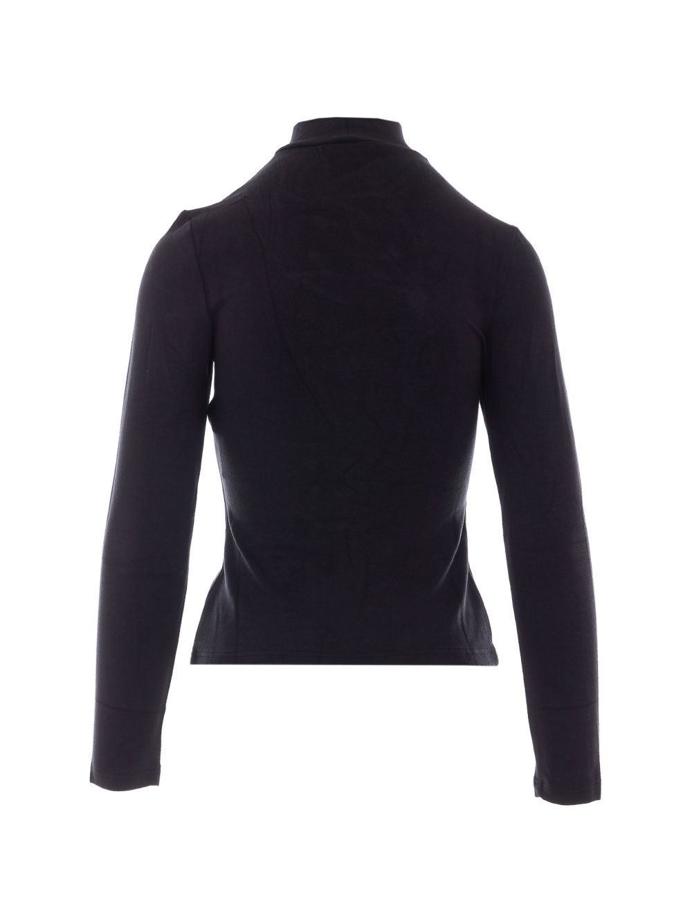 Top a Maniche Lunghe con Applicazione Floreale 360498 L0002 BLACK FARM RIO 