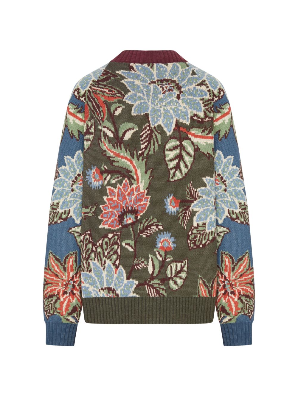 Cardigan in Maglia Stampa Delhi Floral 361284 26039 MIXED FLORAL FARM RIO 