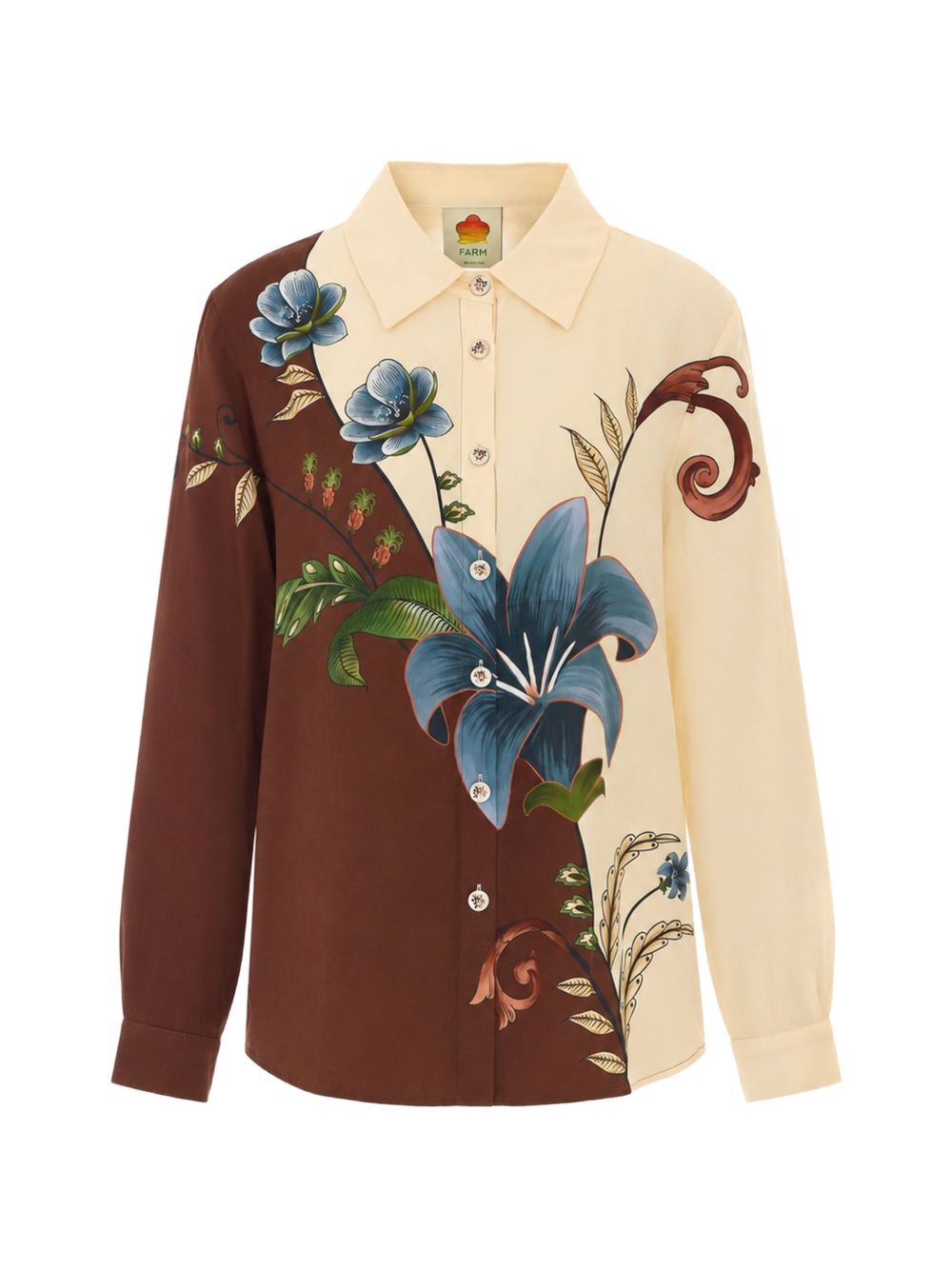 Camicia Milena 366773 26064 WINTER WHITE FARM RIO 