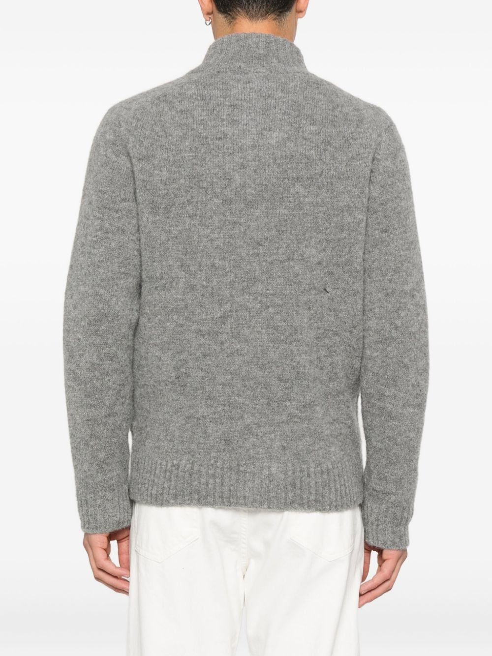 Cardigan Blouson in Alpaca e Lana BB3MLMWA5R 930 FILIPPO DE LAURENTIS 