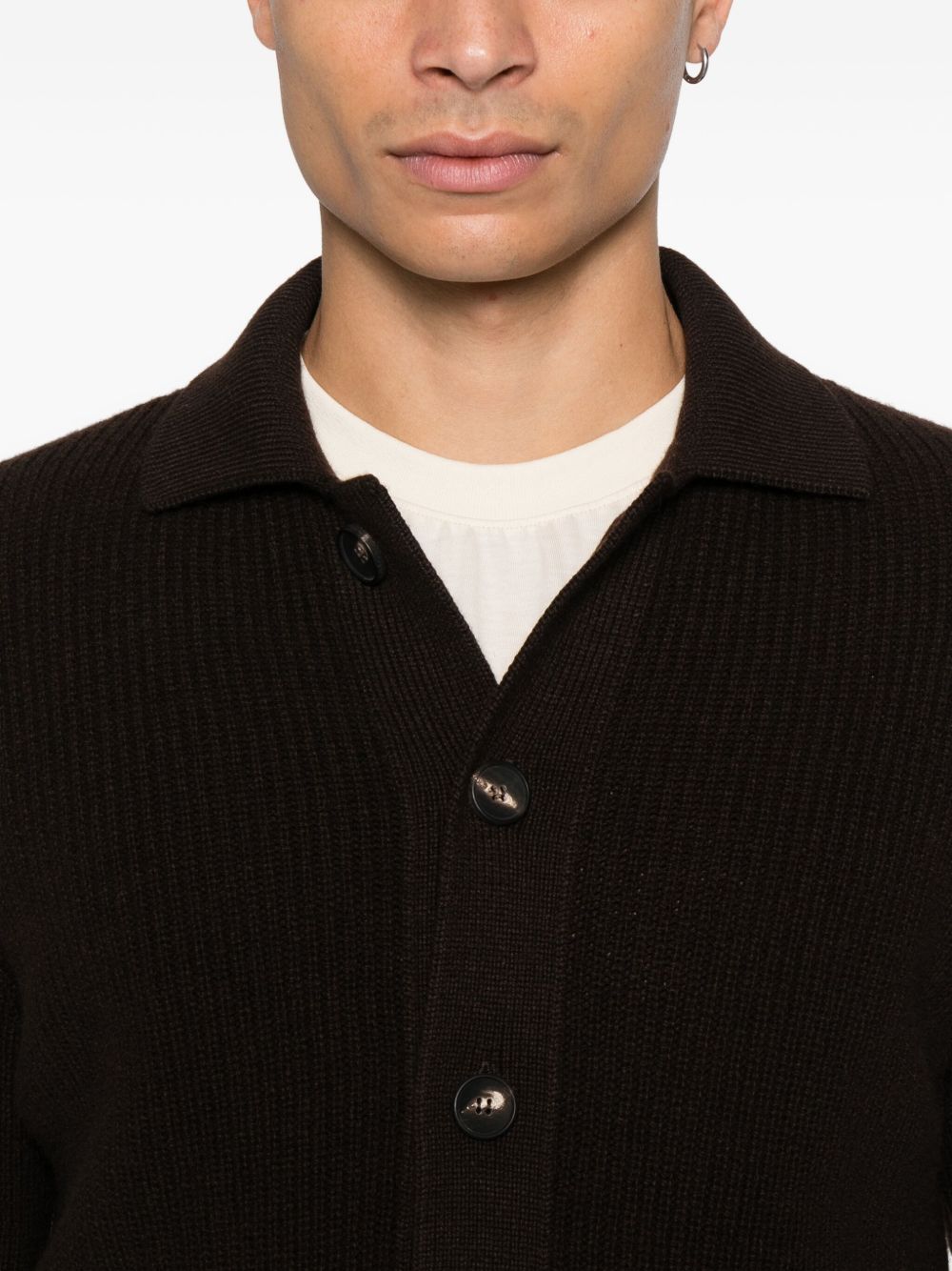 Camicia in Maglia di Lana e Cashmere CA3MLTWC7P1 289 FILIPPO DE LAURENTIS 