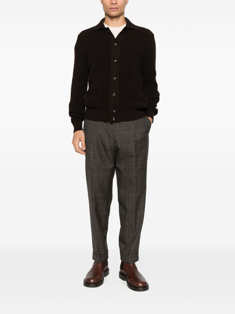 Camicia in Maglia di Lana e Cashmere CA3MLTWC7P1 289 FILIPPO DE LAURENTIS 