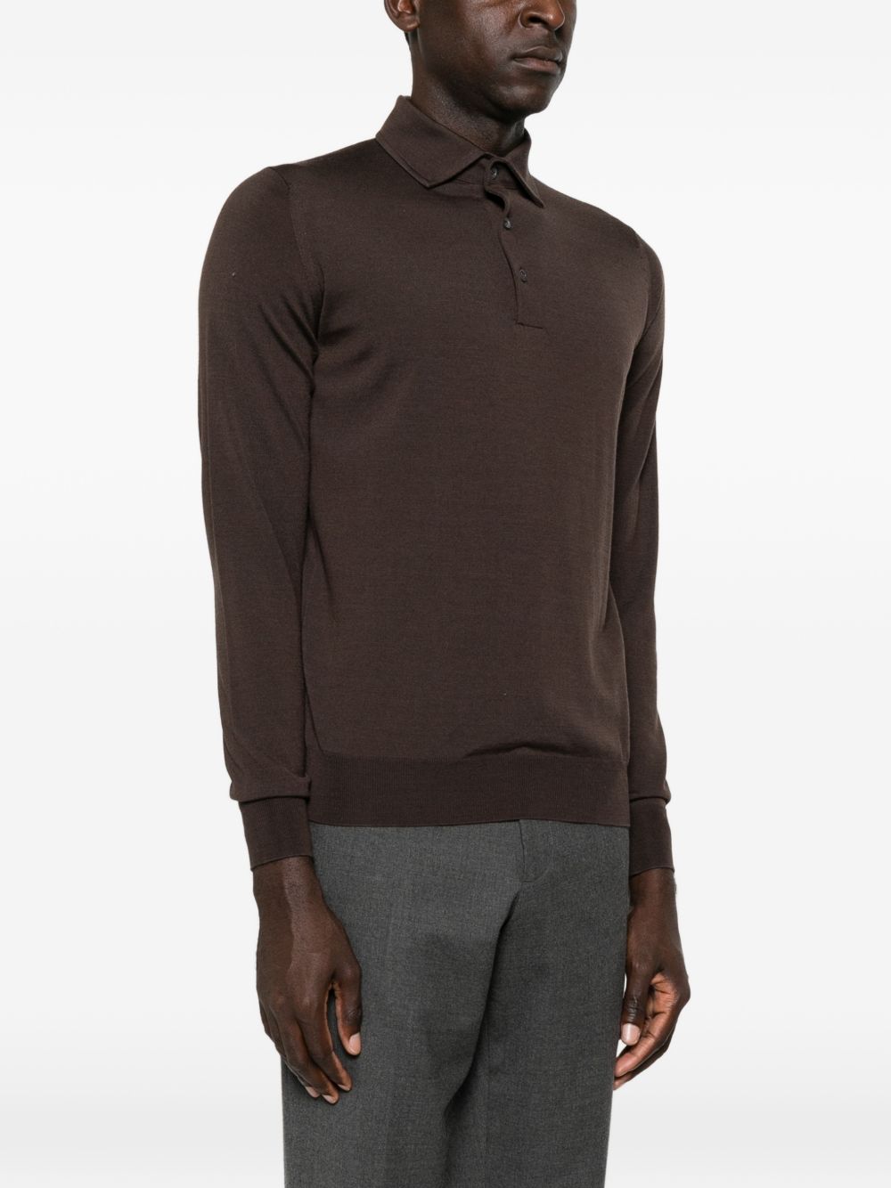 Polo in Lana Merino PL1MLPARRM16R 280 FILIPPO DE LAURENTIS 