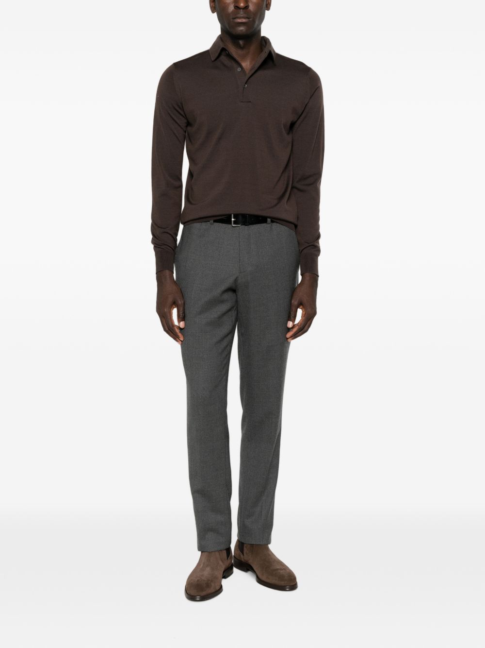 Polo in Lana Merino PL1MLPARRM16R 280 FILIPPO DE LAURENTIS 