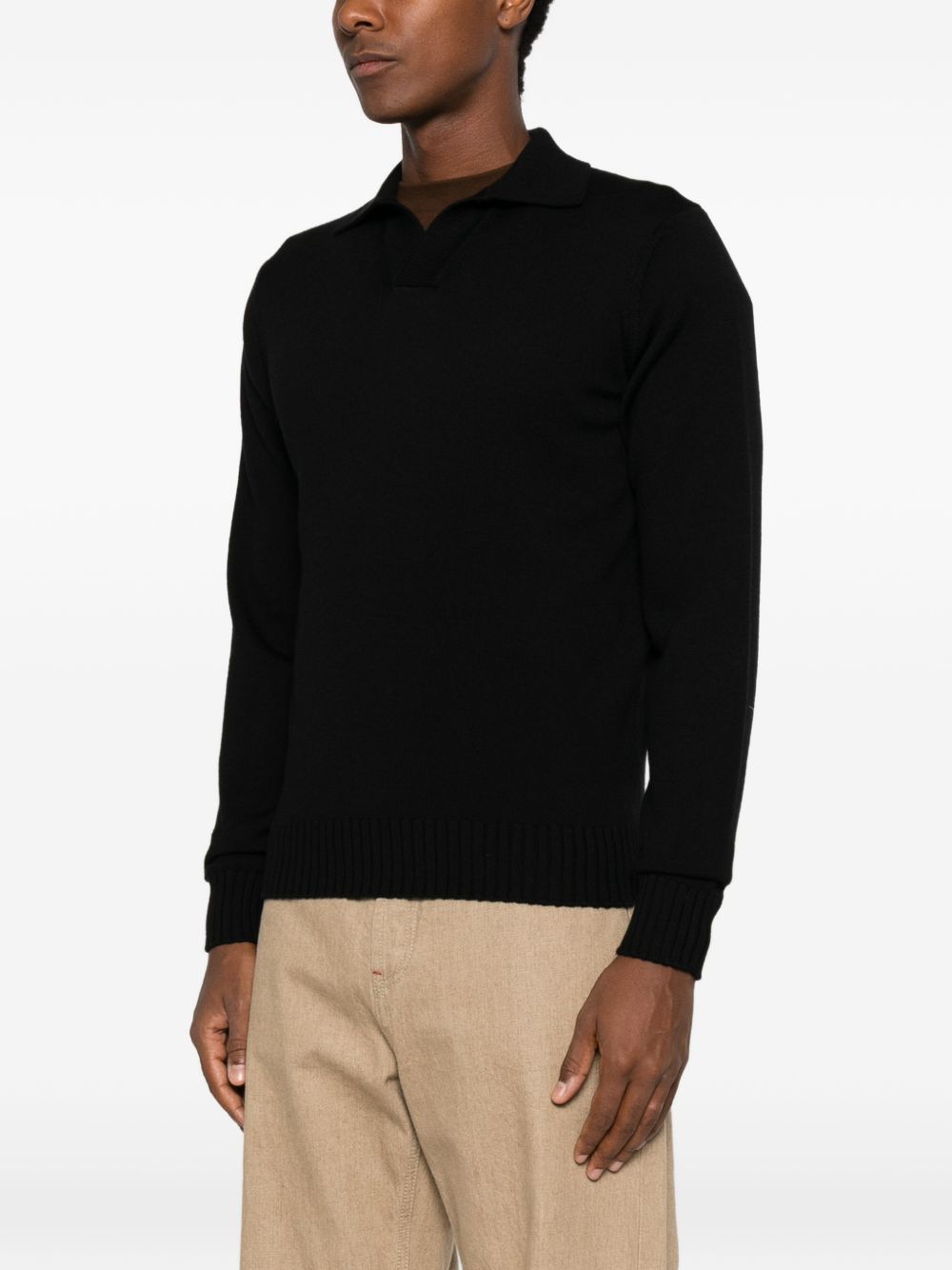 Polo Skipper in Lana Merino PL3MLSKWM8R 990 FILIPPO DE LAURENTIS 