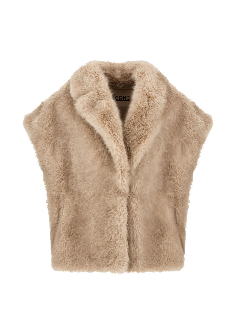Giaccone In Soft Faux Fur GC000607D12908 1100 BIANCO HERNO 