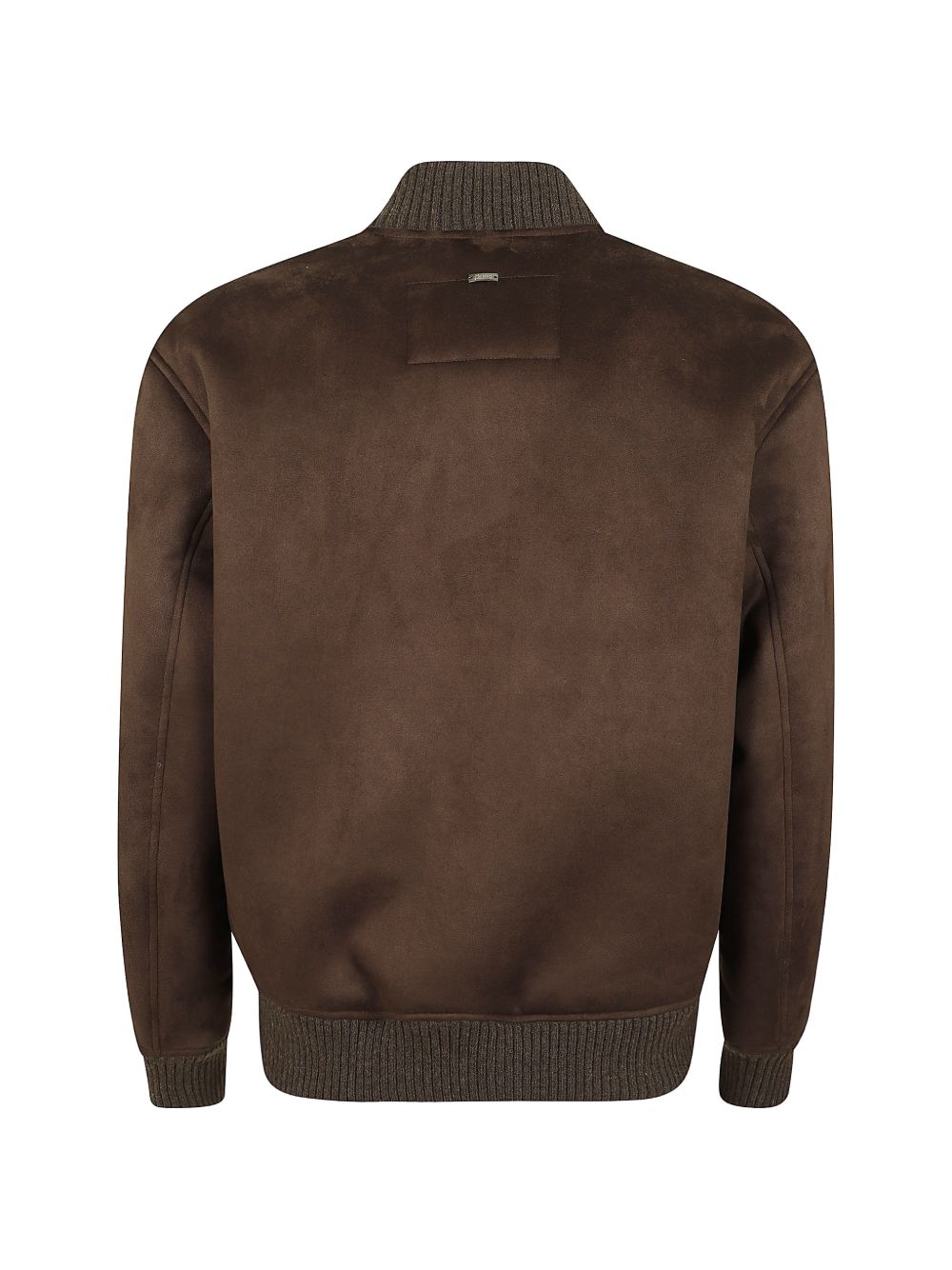 Bomber In Eco Suede GI000662U12754 8800 MARRONE SCURO HERNO 
