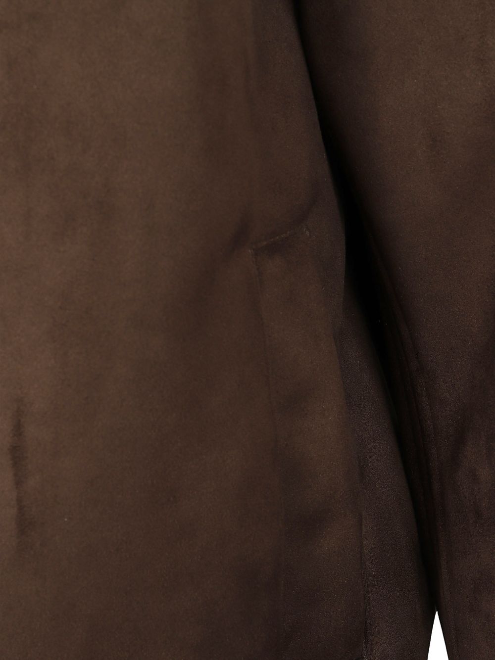 Bomber In Eco Suede GI000662U12754 8800 MARRONE SCURO HERNO 