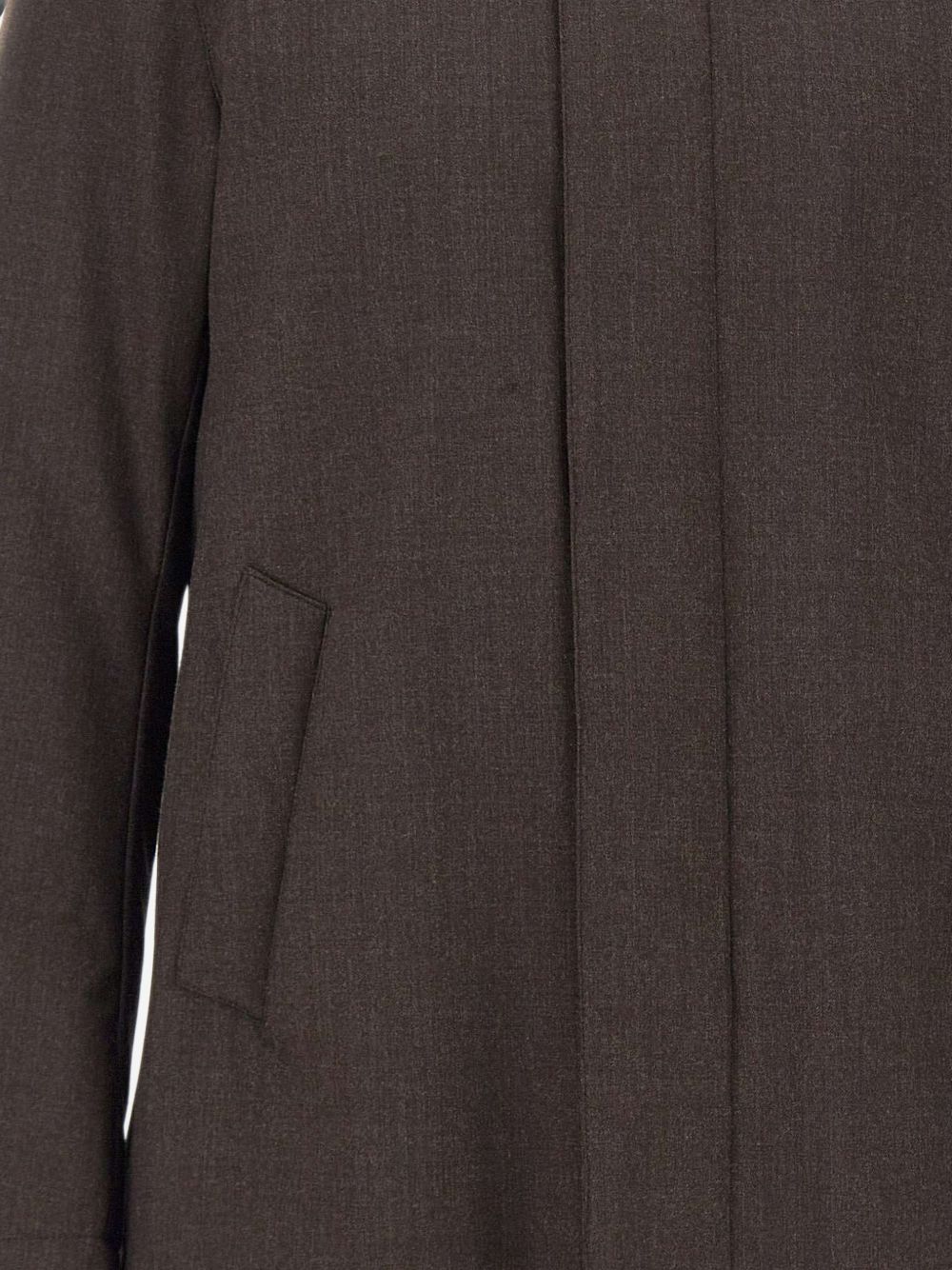 Piumino Corto Medio PI001380U33498 8800 MARRONE SCURO HERNO 