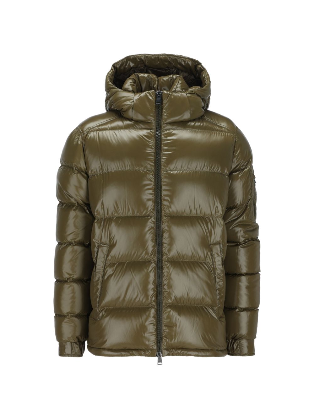 Piumino Con Interni In Contrasto PI001416U12973 7740 VERDE MILITARE HERNO 