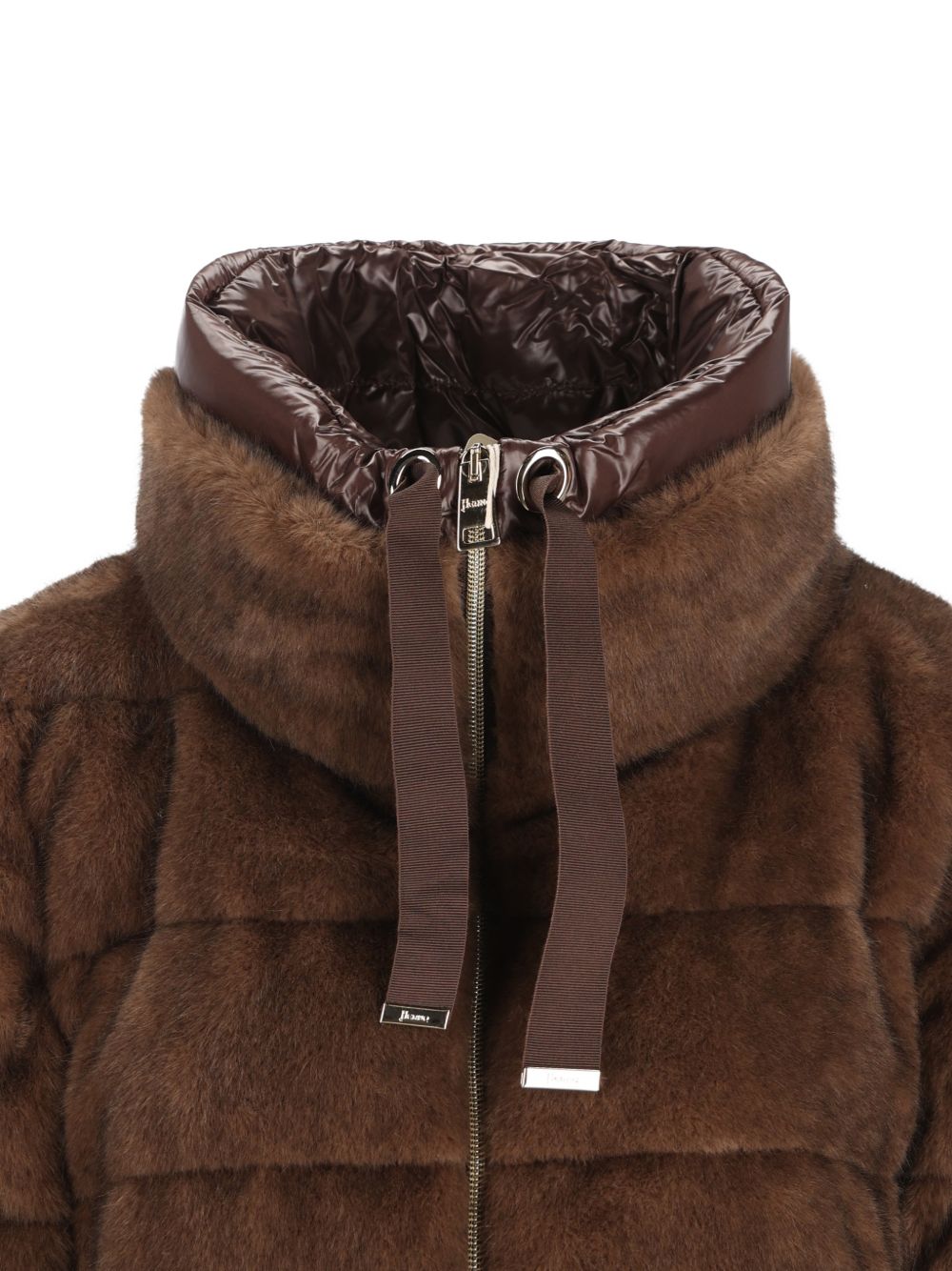 Piumino A-Shape Faux Fur PI002281D12941 8810 FONDENTE HERNO 