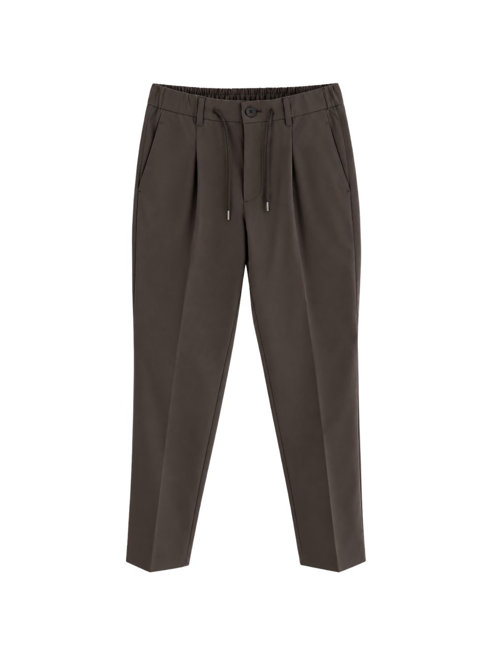 Pantaloni Regulart Fir In Lana Tecnica PT000210U12539 8993 MARRONE SCURO HERNO 