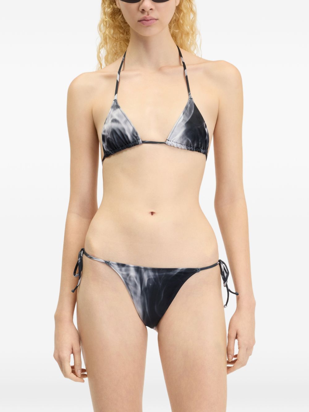 Bikini Smoking Woman 2604WBS049J083P000201 000201 BLACK GREY JEAN PAUL GAULTIER 