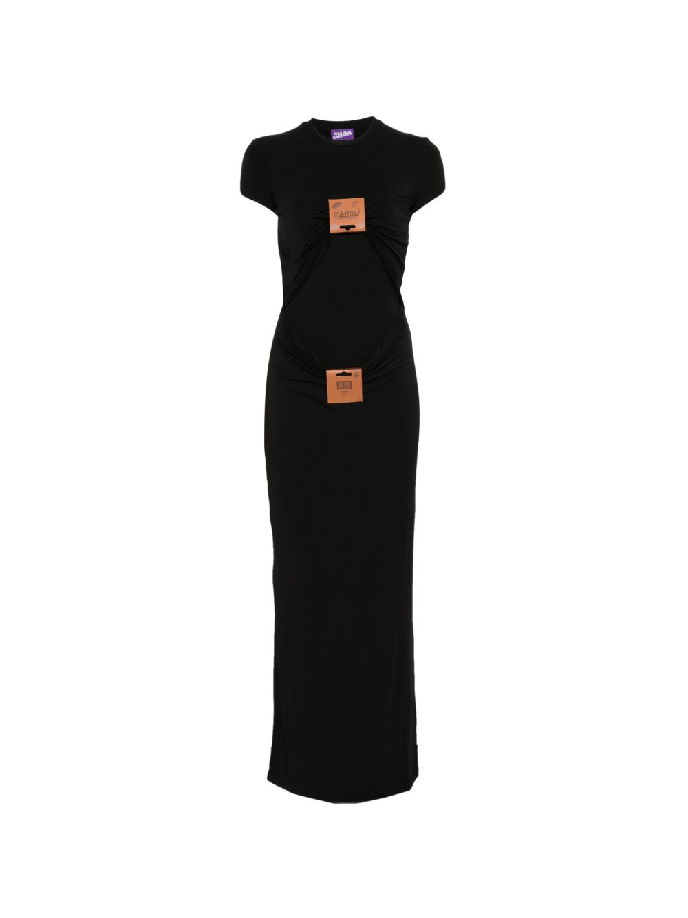 Abito Lungo In Viscosa Jersey 2604WDR164J076 00 BLACK JEAN PAUL GAULTIER 