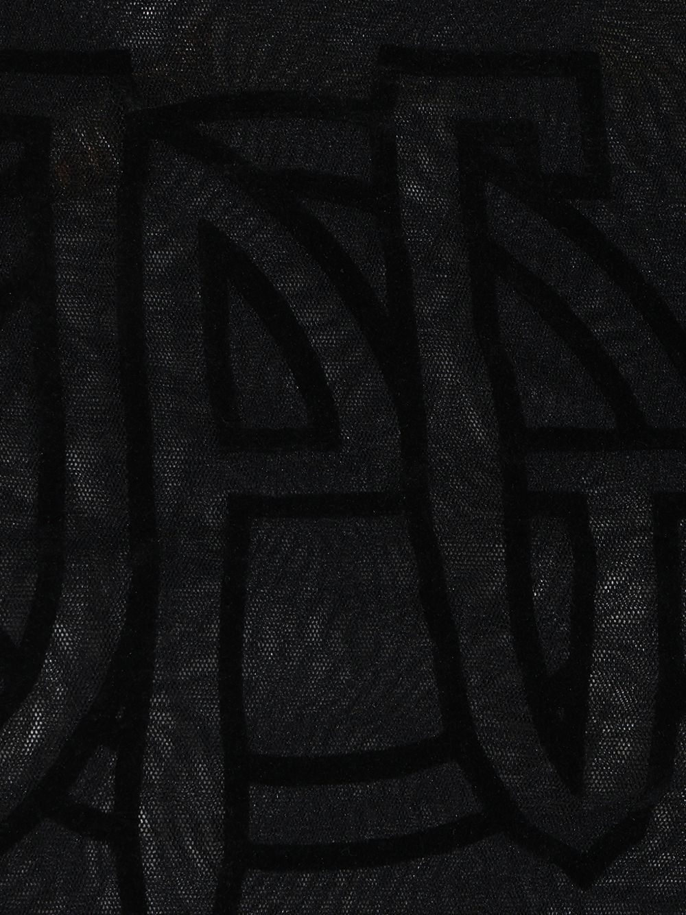 Abito In Mesh Con Logo 2604WDR185M000 00 BLACK JEAN PAUL GAULTIER 
