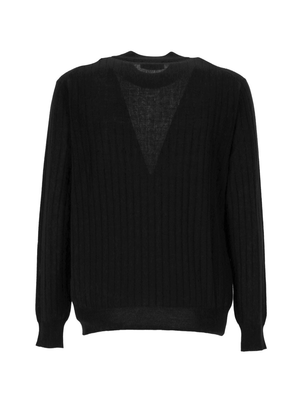 Maglia In Lana ACLMML451AC67021 999 BLACK LARDINI 