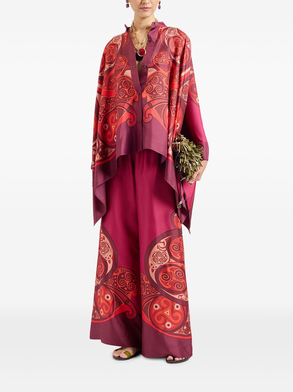 Camicia Foulard in Seta Stampa Alchemy SHI0059SIL001ALC03 RE40 ALCHEMY PLACEE LA DOUBLEJ 