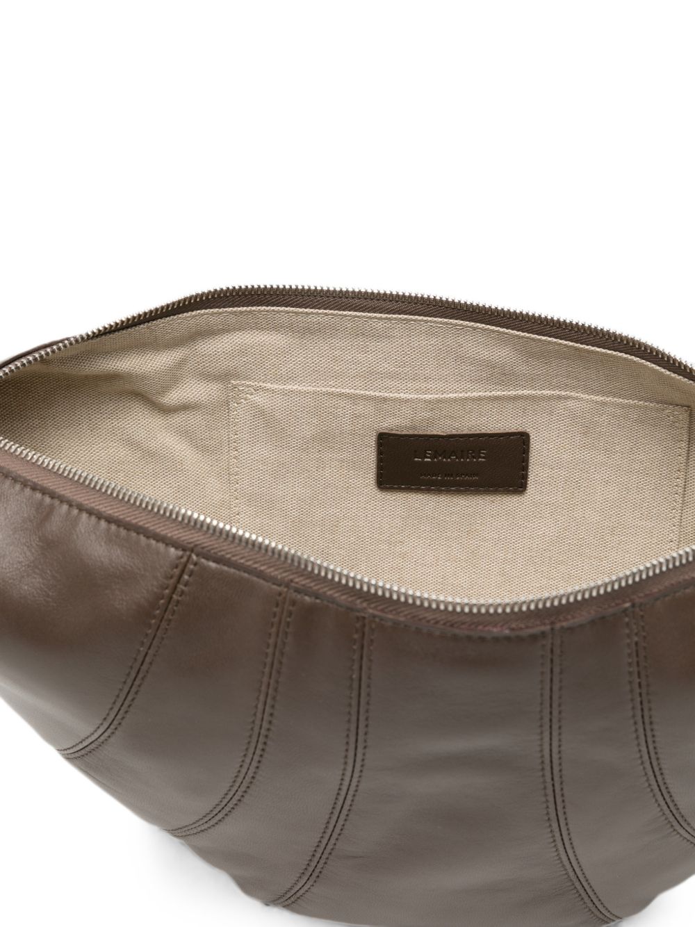 Borsa Medium Croissant in Pelle BG0001LL095 BR442 OTTER LEMAIRE 